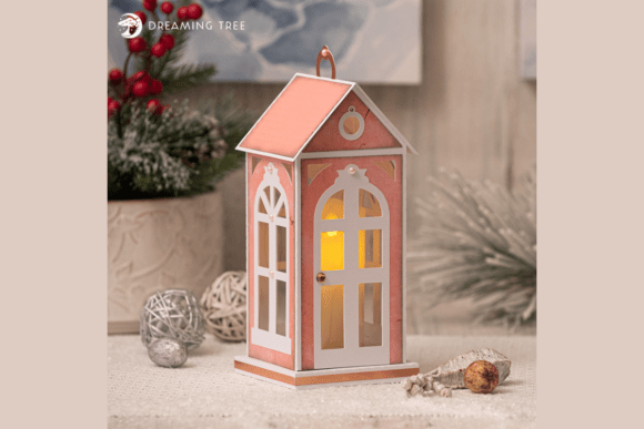 Charming 3D SVG for Branding: House Lantern Small SVG