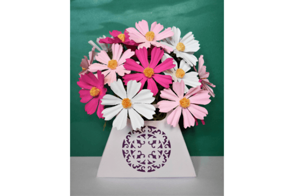 Cosmos Flower Arrangement: 3D SVG Floral Compositions Review