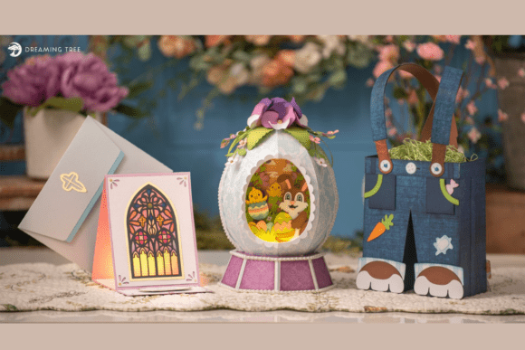 Easter Jubilee 3D SVG: A Festive Graphic Design Asset for Local Business Spring Branding
