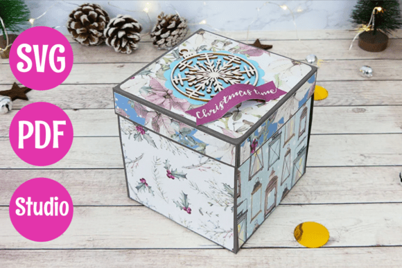 Explosion Box with Pockets: A 3D SVG for Christmas Campaigns