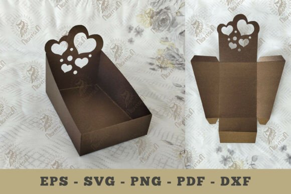 Heart Box Display Papercut Craft – A 3D SVG Asset for Valentine’s Day Content