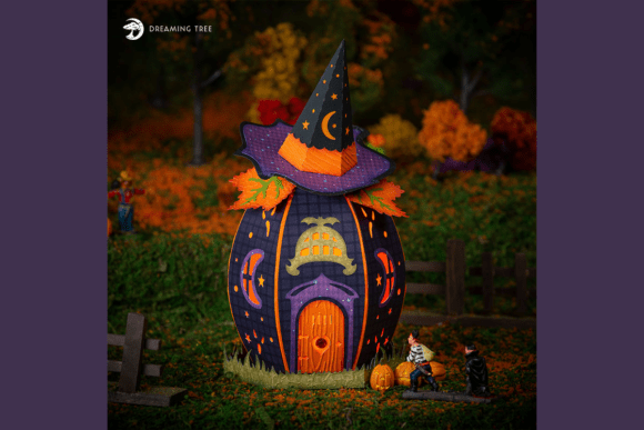 Spooky Shack SVG: A Magical Halloween Graphic for Creative Websites